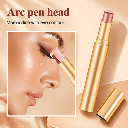 3 in 1 Easy Eyeshadow Stick for Beginners Waterproof Longwear Shimmer Makeup Set